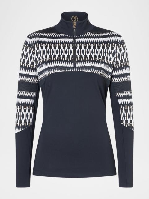 BOGNER Jelissa Jacquard Half-Zip First Layer