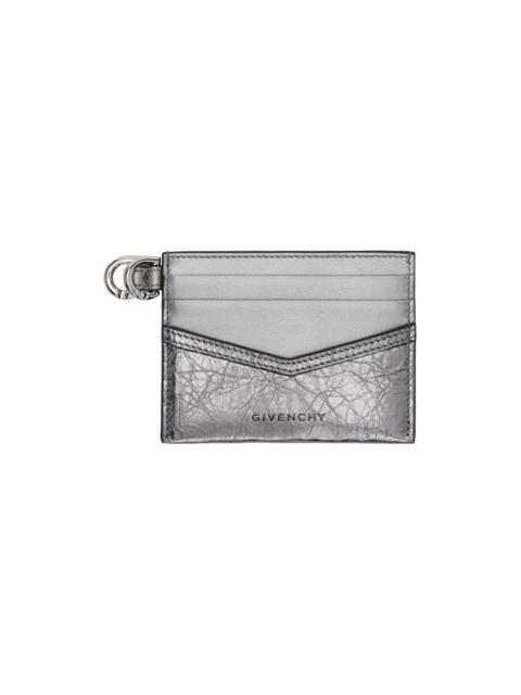 Givenchy Silver Voyou Card Holder