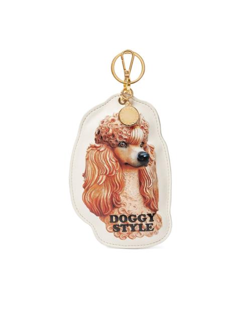 Stella McCartney poodle-graphic keyring