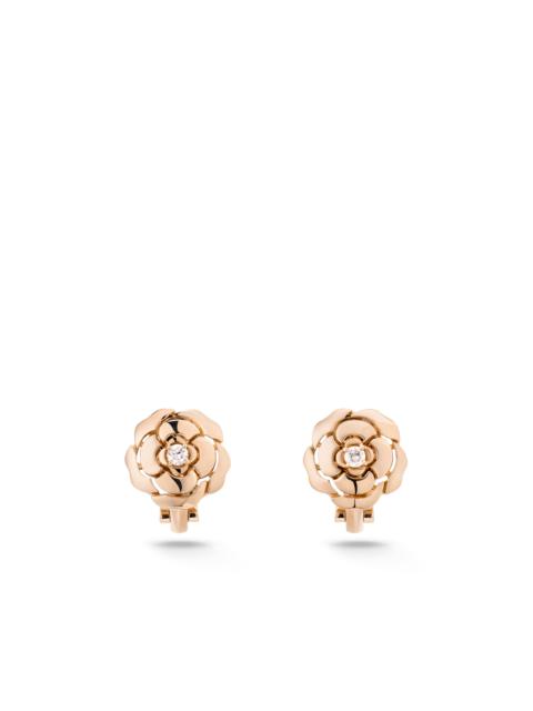 CHANEL Extrait de Camélia earrings
