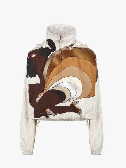 FENDI Multicolor nylon jacket