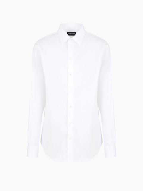 EMPORIO ARMANI Non-iron stretch cotton shirt