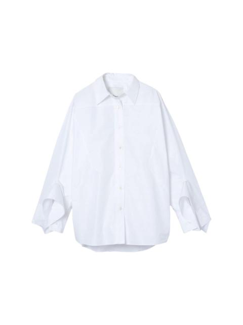 3.1 Phillip Lim draped-cuff poplin shirt