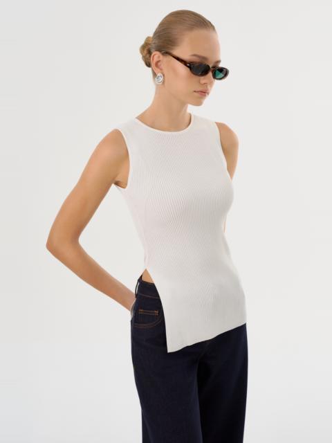 LAMARQUE MILOU | Rib Knit Sleeveless Top
