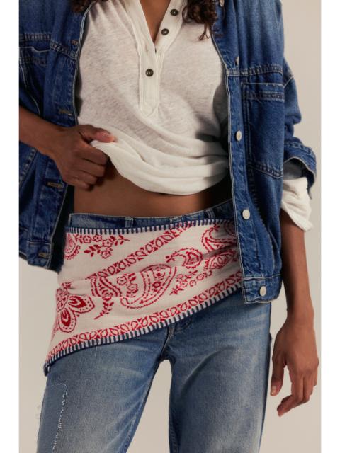 FREE PEOPLE Carmen Knitted Triangle Bandana
