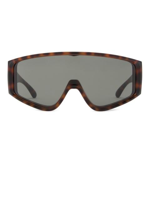 SAINT LAURENT Lettering Logo Shield Sunglasses