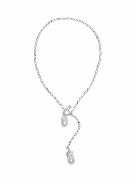 Ksubi PEARL TWINZ NECKLACE