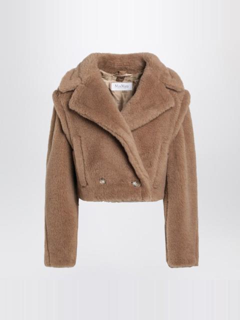 Max Mara Camel Short Teddy Coat Women