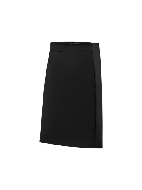Louis Vuitton Lapel Trim Skirt