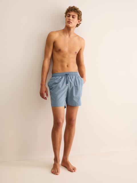 Derek Rose Bora Bora Swim Trunks Slate Blue