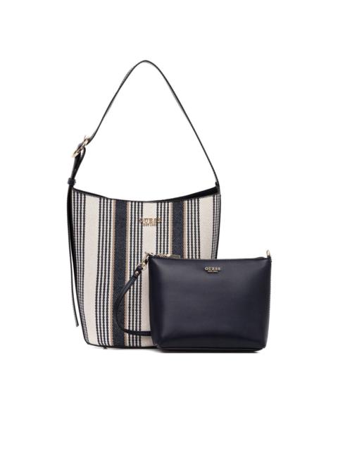 GUESS USA Nicolette striped tote bag