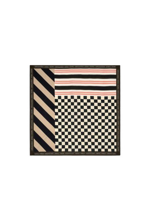 Jean Paul Gaultier patchwork silk scarf