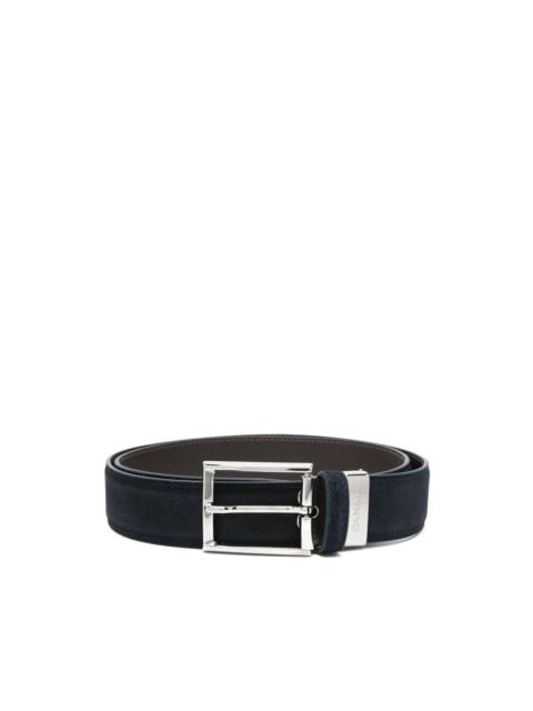 Canali suede belt
