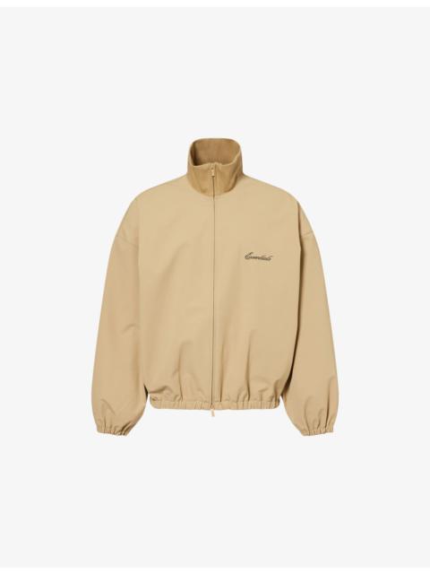 ESSENTIALS Signature Full-Zip Woven Track Jacket