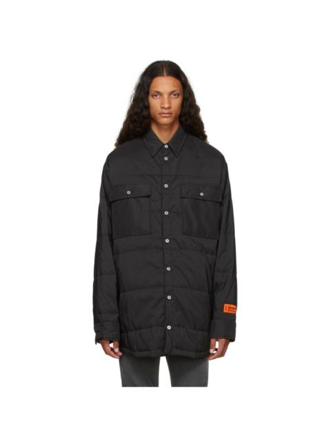 Heron Preston Black Quilted Jacket