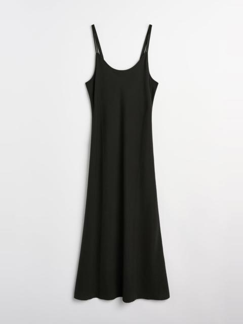 Our Legacy Glide Dress Ashen Black Warmth Viscose