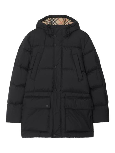 knight-patch puffer jacket