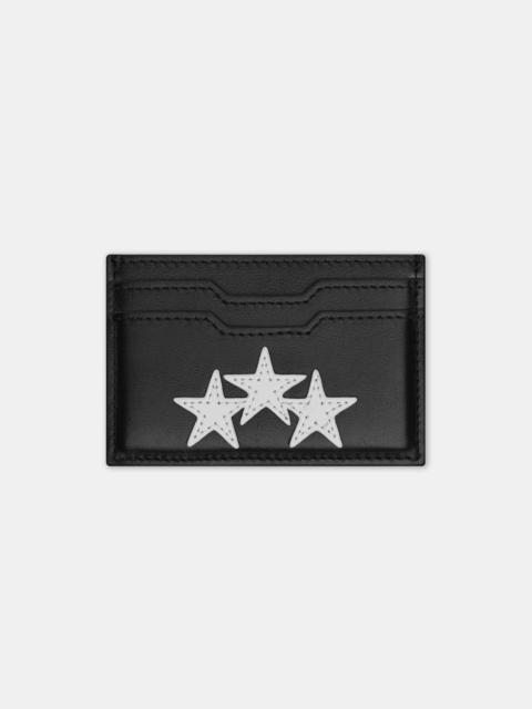AMIRI THREE STAR LEATHER CARD HOLDER