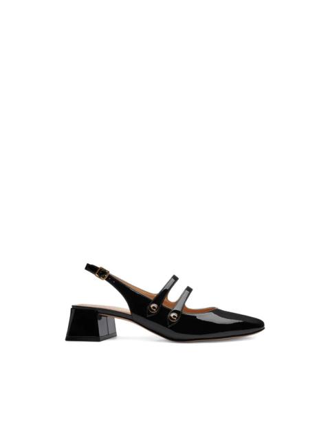 COACH Mary Jane strap block heel pumps