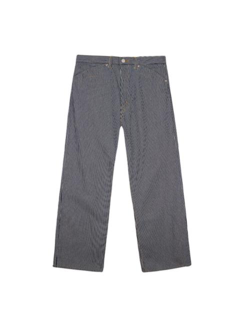 BRAIN DEAD Type 00 Hickory Stripe Denim Pant - Navy
