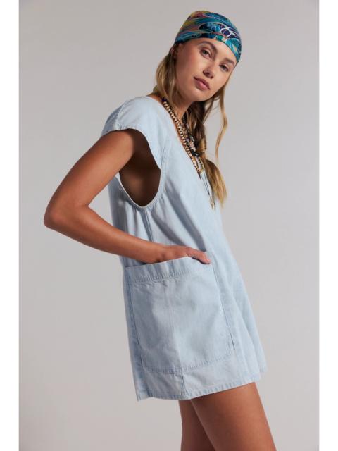 FREE PEOPLE Free Fall Denim Romper