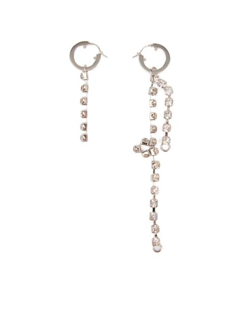 MM6 Maison Margiela polish-finish drop earrings