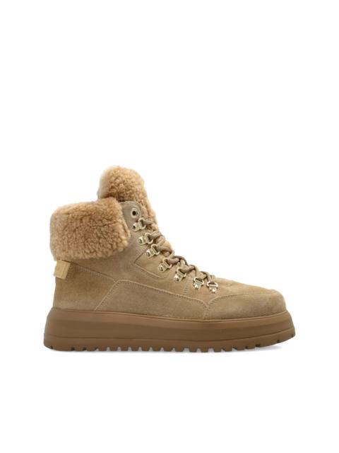 BOGNER lace-up shearling boots