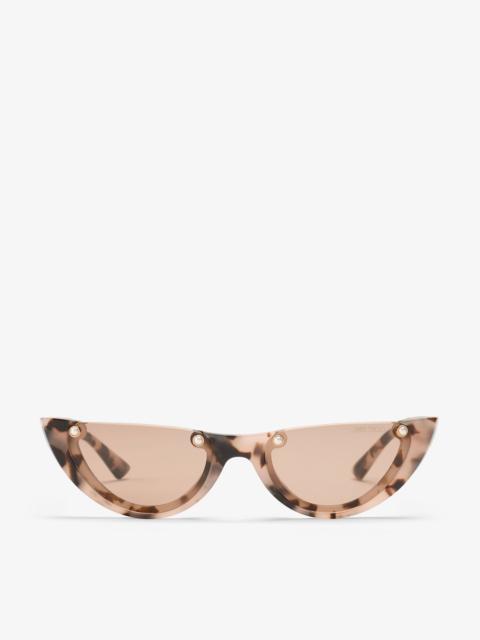 JIMMY CHOO Beth
Pink Havana Cat Eye Sunglasses