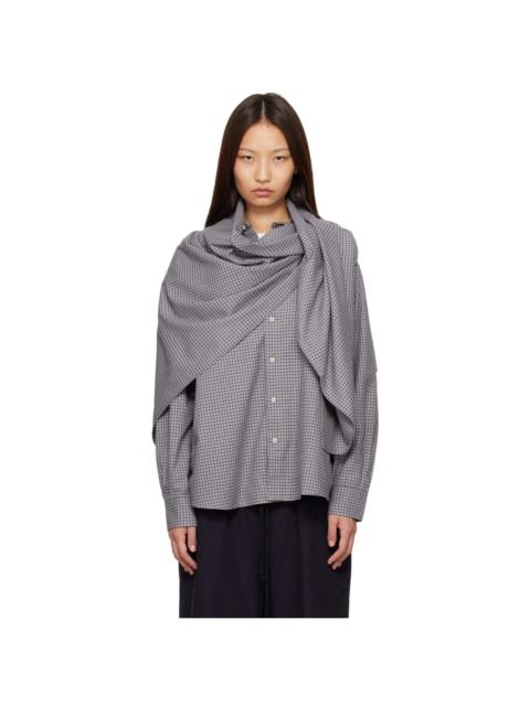 BASERANGE Gray Snell Scarf