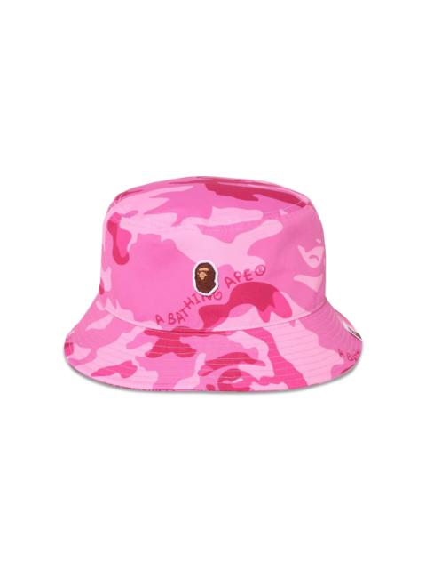 A BATHING APE® BAPE Woodland Camo Bucket Hat 'Pink'