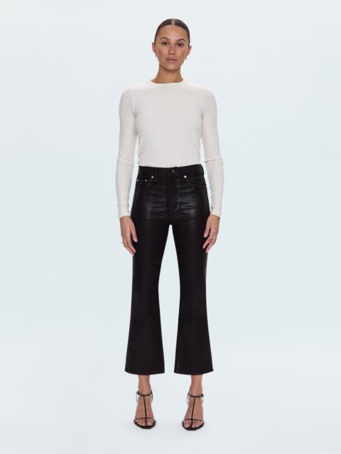 PISTOLA LENNON HIGH RISE CROP BOOT PANT - COATED MOCHA