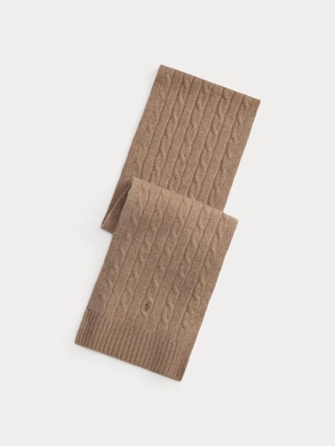 Polo Ralph Lauren Cable-Knit Cashmere Scarf