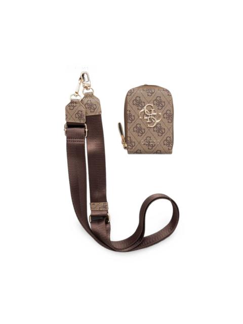 GUESS USA monogram-print lanyard