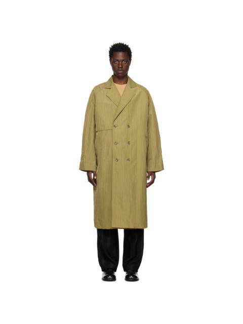 Song for the Mute Green Long Trench Coat