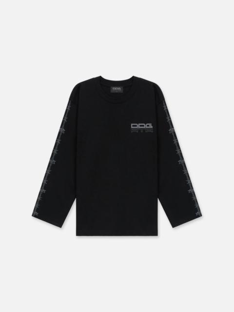 RTA RTA X DDG KASH LONG SLEEVE TEE | BLACK BARBWIRE