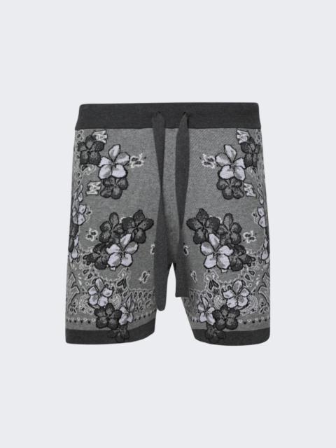 AMIRI Bandana Floral Short Grey