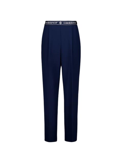 CASABLANCA logo tailored trousers