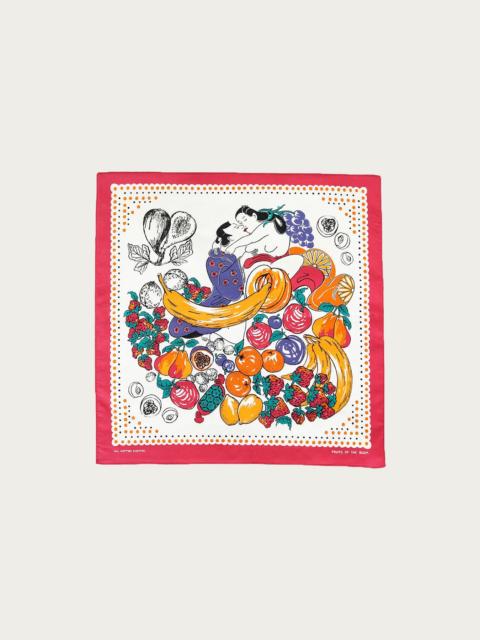 Kapital COLOR BANDANA (FRUIT SHUNGA) - PINK