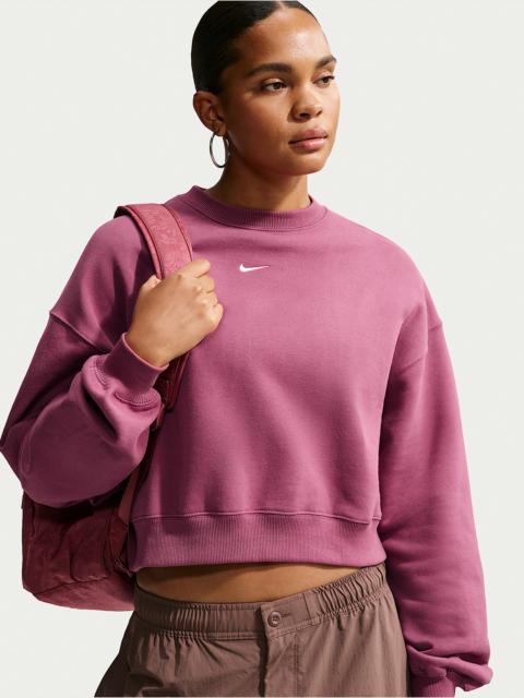 Nike Nike Studio Fleece Medium Weight Women's Oversized Cropped Crew