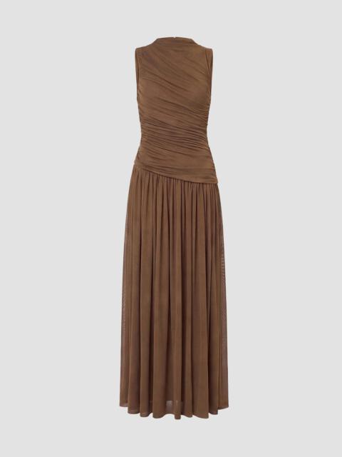 NICHOLAS Women's Misha Asymmetric Sleeveless Maxi Dress - Olive