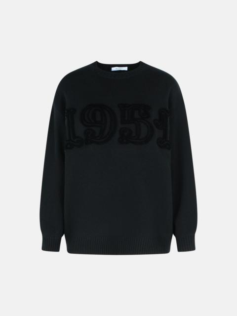 Max Mara BLACK WOOL AND CASHMERE SWEATER