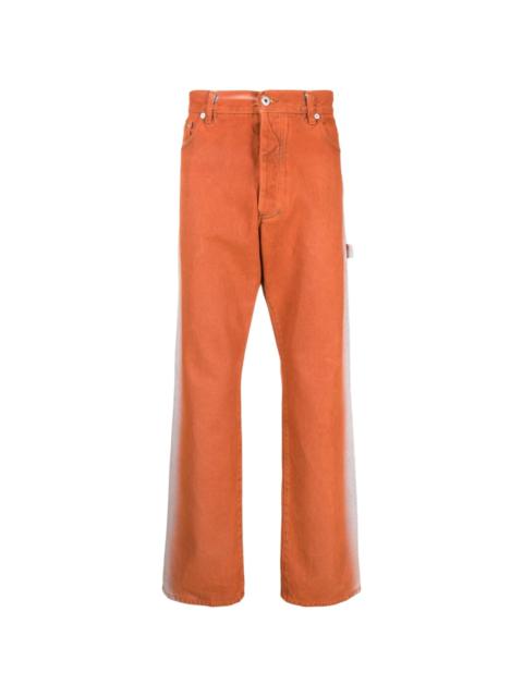 Heron Preston gradient-effect straight-leg jeans