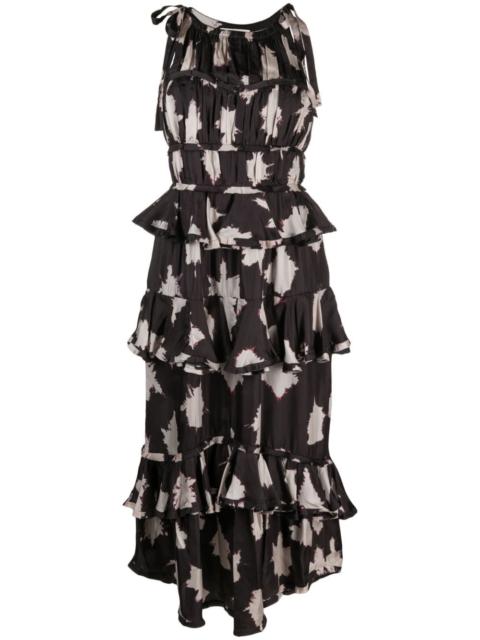 ULLA JOHNSON Serafina floral silk gown