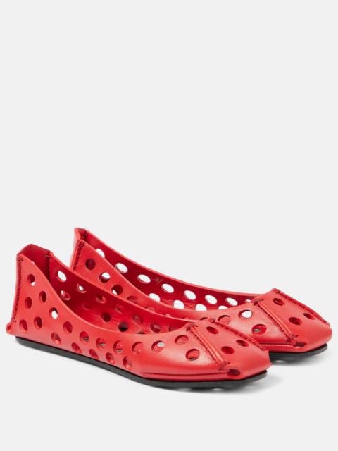 Alaïa Leather ballet flats