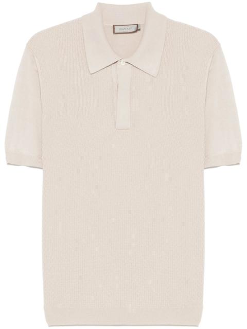 Canali Knitted Polo Shirt