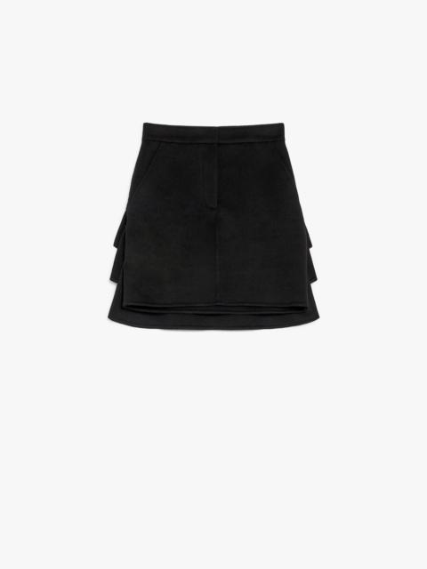 CARO Short, camel colour skirt