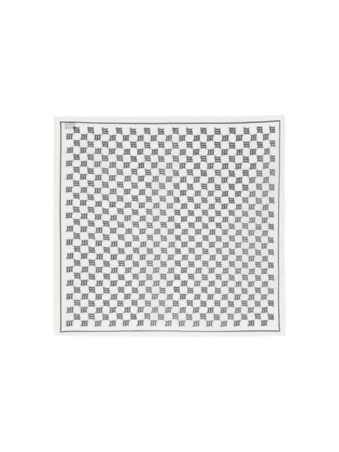 MISBHV two-tone monogram scarf