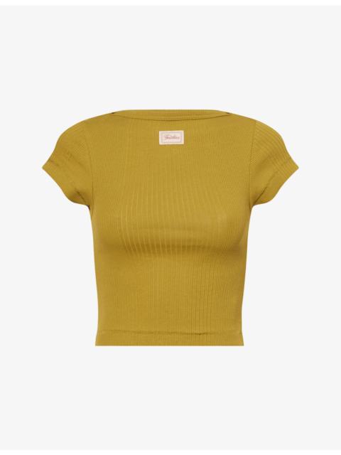 Jean Paul Gaultier Ribbed Short-Sleeves Cotton-Knit T-Shirt