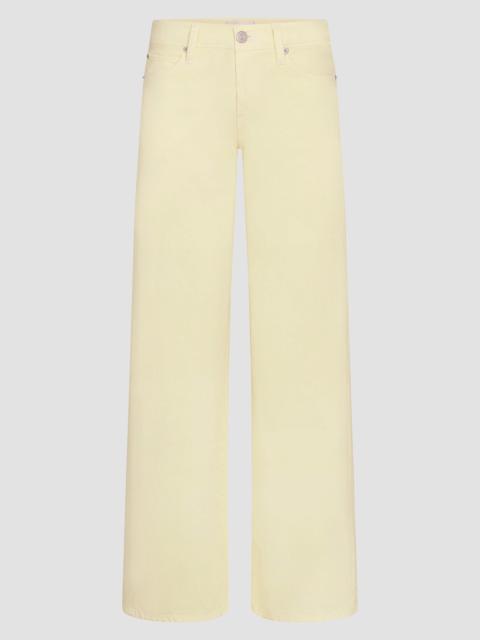 FRAME Women's Amelia Gray x FRAME The Pixie Gray Denim Wide-Leg Jeans - Limoncello
