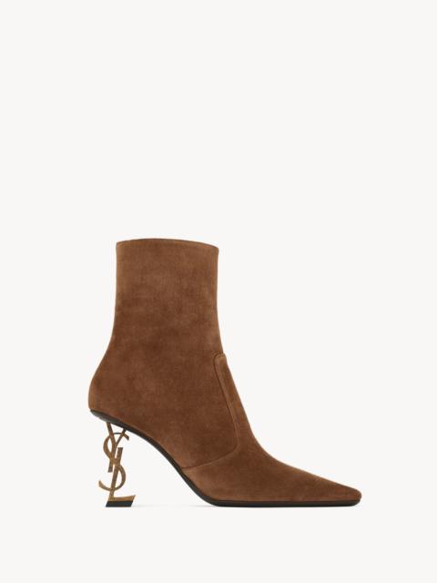 SAINT LAURENT OPYUM BOOTIES IN SUEDE